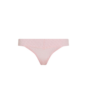 Logo Lace Trim - Thong - SQL BUFF PINK