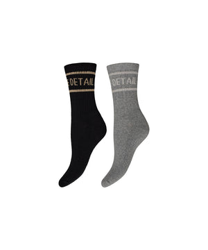 Hype the Detail - Tennis Sock 2-Pk - 9006 MULTIFARVET