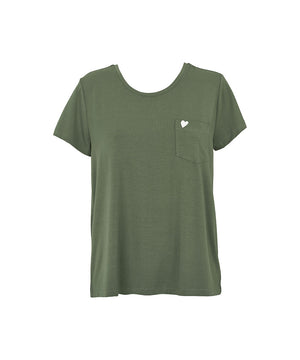 Softness - T-Shirt - 522 DUSTY GREEN