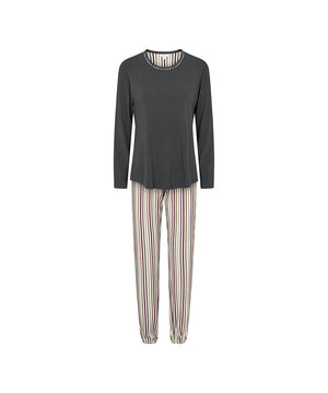 Bamboo - Long Sleeve Pyjamas - 228 CHARCOAL