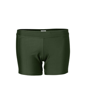 Swimwear - Swim Panty With Leg - W076 OLIVE
