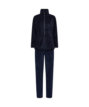 Decoy - Velour Homewear Set - 9516 MULTIFARVET