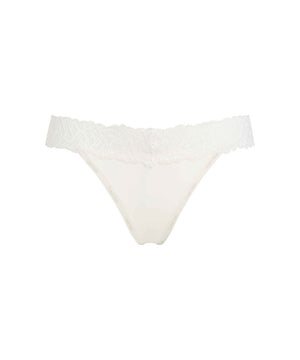 Soft Stretch Lace - Coordinate Thong - 101 IVORY