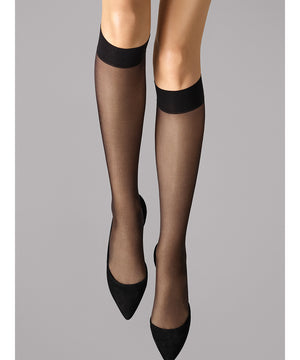 Satin Touch 20 - Knee Highs & Overknees - 7005 black