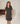 Bamboo - short sleeve nightdress with - 220 CHOCOLATE