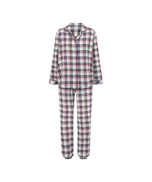 Cotton - Cotton Flannel Pyjamas - 1061 BLUE/RED CHECKS