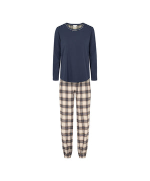 Cotton - Flannel Pyjamas - 227 NAVY