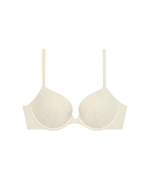 Perfectly Fit Lace - Plunge - YAE BONE WHITE