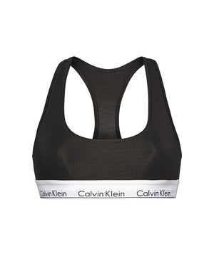 Icon Cotton Modal - Unlined Bralette - UB1 BLACK