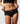 FLORAL TOUCH - Covering Shorty - 011 BLACK