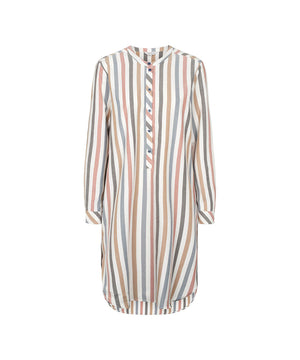 Bamboo - Flannel Nightshirt - 1075 DENIM/MOCCA
