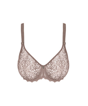 Cassiopee - Underwire Full Cup Bra - 0387 ROSE SAUVAGE
