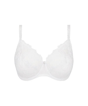 Dressing Floral - 3parts Full Cup - 0001 BL/BLANC