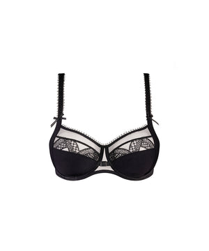 Gustave - Underwired Full Cup Bra - 0003 NOIR
