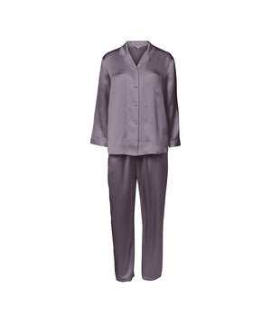 Pure Silk - Basic Pyjamas - 354 GRAPHITE
