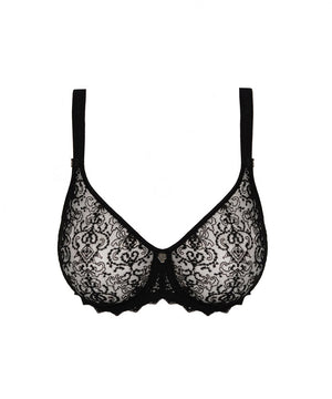 Cassiopee - Underwire Full Cup Bra - 0003 NOIR