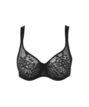 Melody - Underwired Seamless Bra - 0003 NOIR