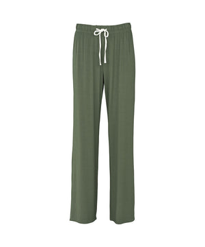 Softness - Wide Pants - 522 DUSTY GREEN