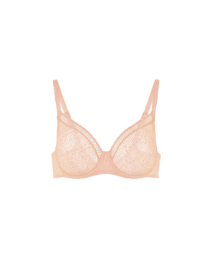 Comète - Plunging Moulded UW Bra - 772 Rosé Sand