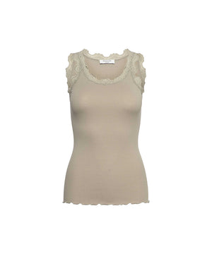 Babette - Top Regular W/Vintage Lace - 163 ABBEY STONE