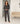 Bamboo - long sleeve pyjamas with lace - 220 CHOCOLATE