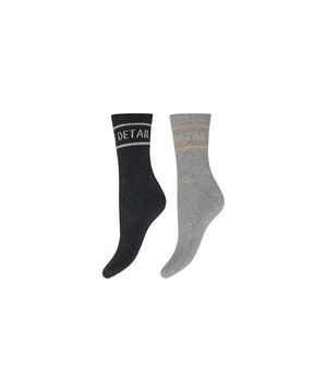 Hype the Detail - Tennis Sock 2-Pk - 9011 MULTIFARVET