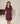 Bamboo - short sleeve nightdress with - 221 PLUM