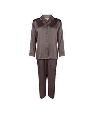 Pure Silk - Basic Pyjamas - 190 COFFEE BEAN