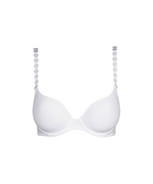 Tom - Padded Bra Heartshape - WIT WHITE