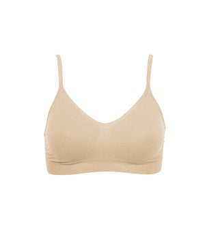 Lucia - Bra Top Solid - 008 NUDE