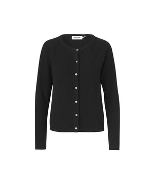 Rosemunde - Cardigan Ls - 010 BLACK